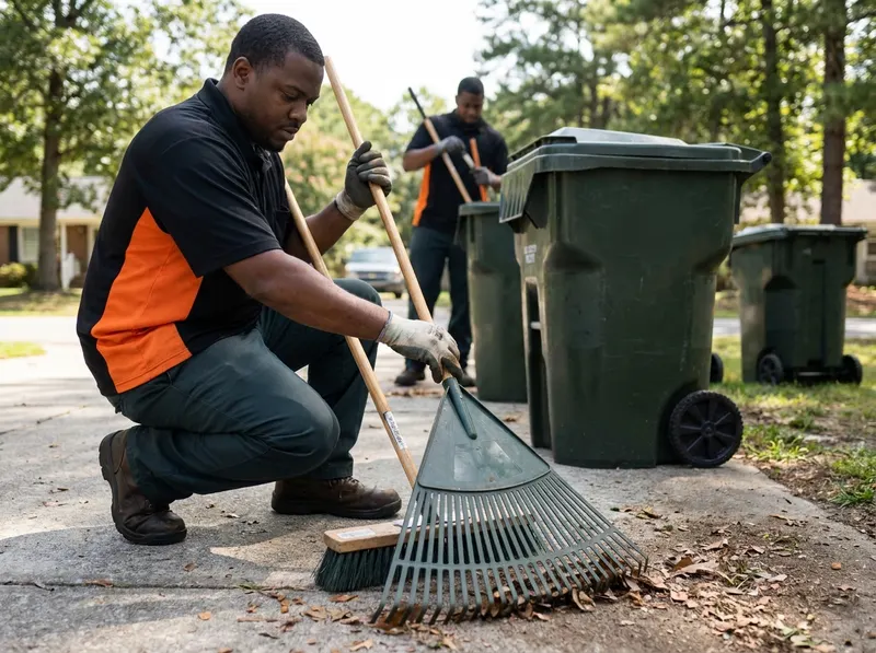 Curbside Overflow and Code Compliance Cleanup in Fayetteville, NC
